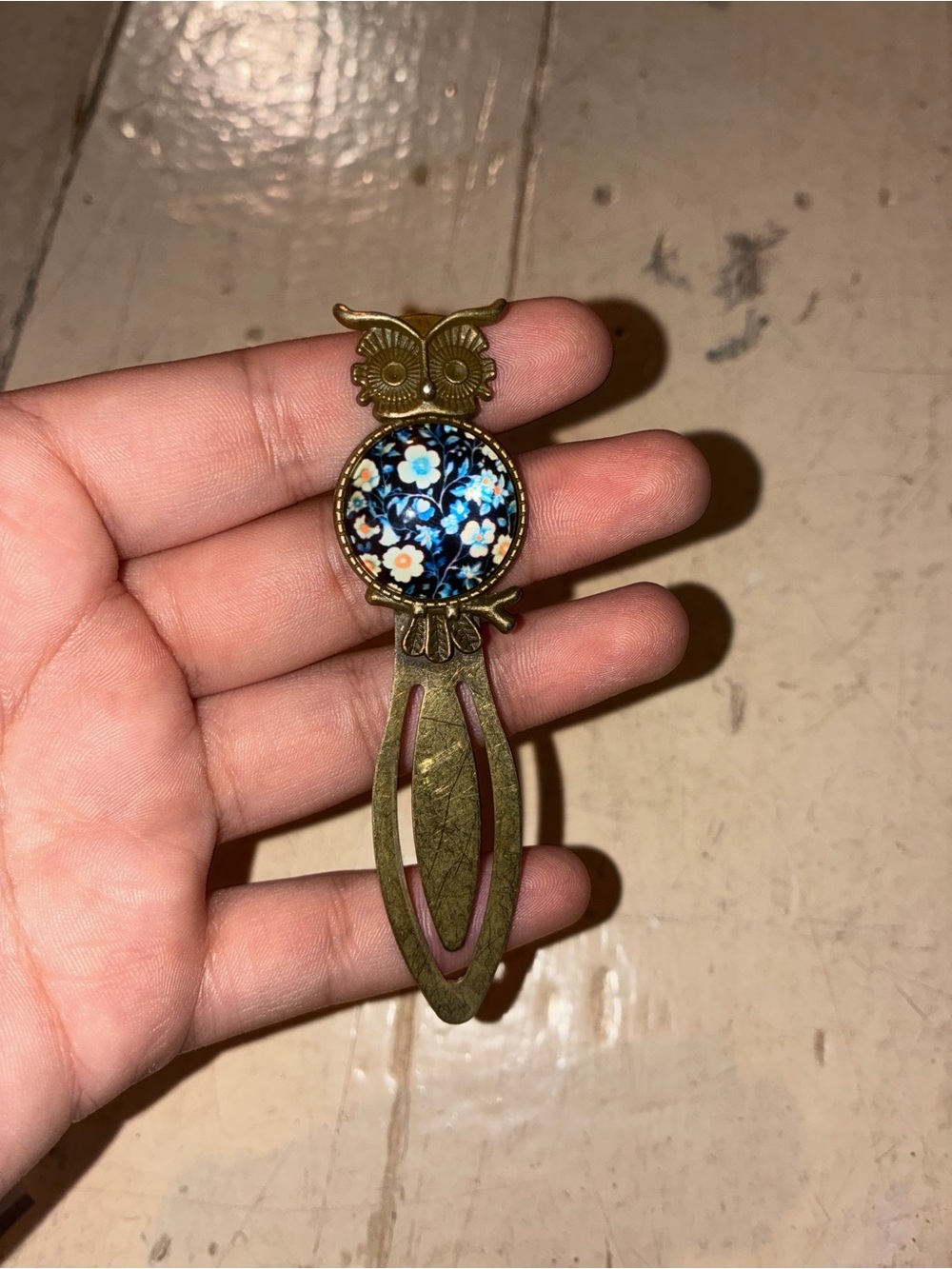 Owl Metal Bookmark - Antique Bronze Page Marker - Gift for Book Lovers, Readers